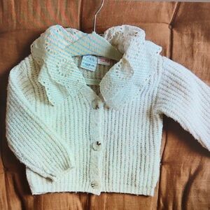 Cozy Cream Knit Kids Jacket